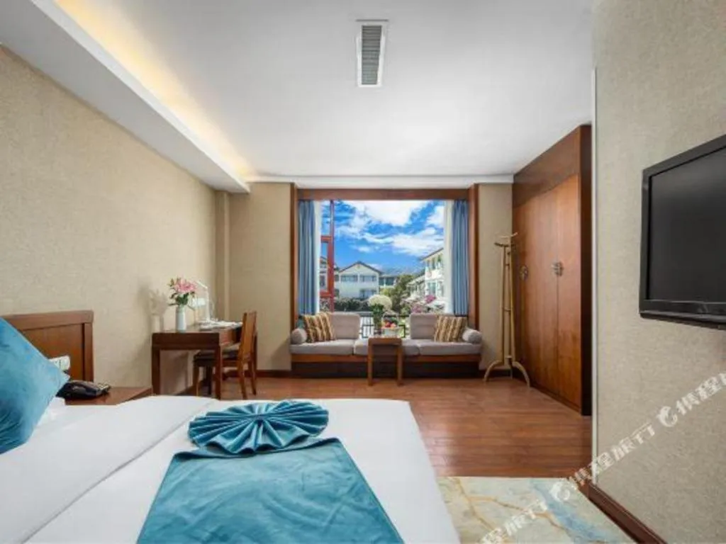 Bed in Lijiang Ziyue Hotel