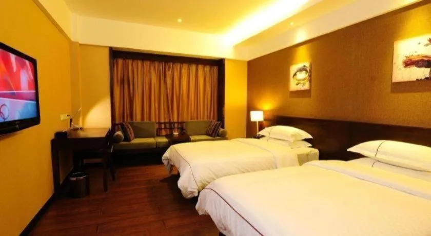 Bed in Lijiang Ziyue Hotel