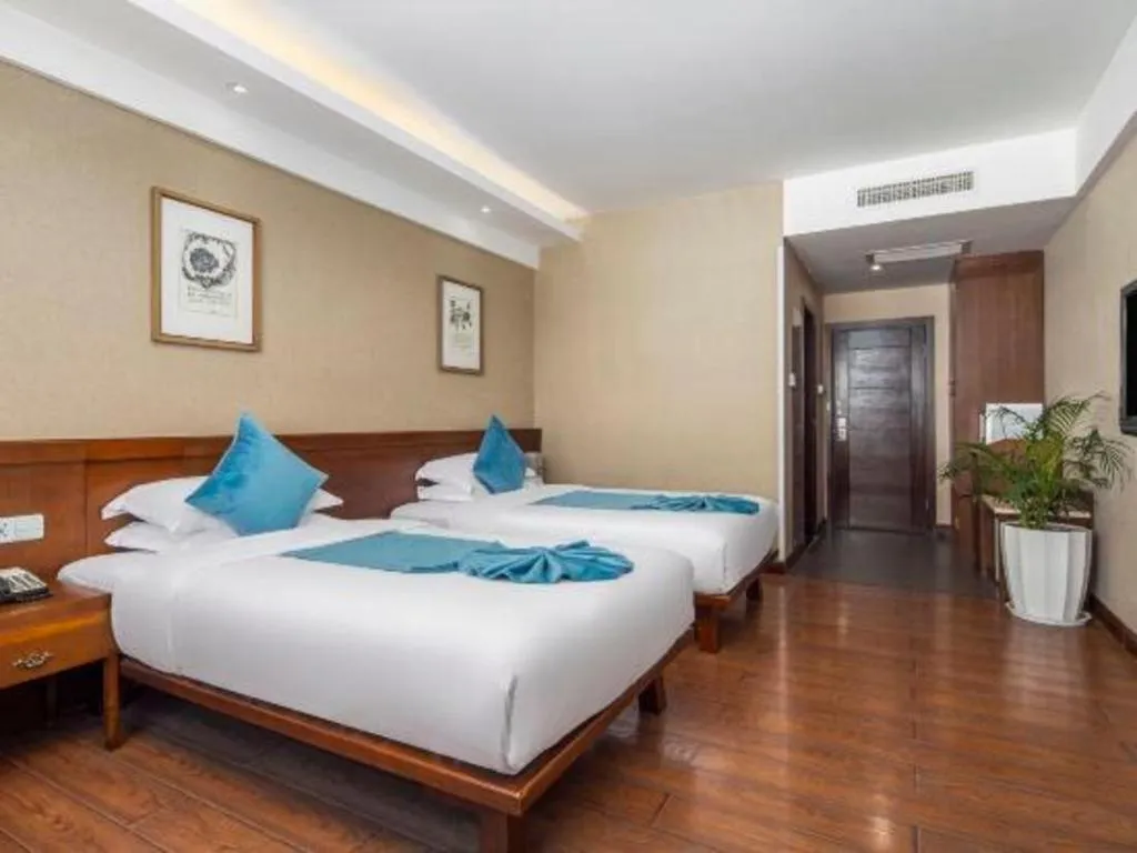 Bed in Lijiang Ziyue Hotel