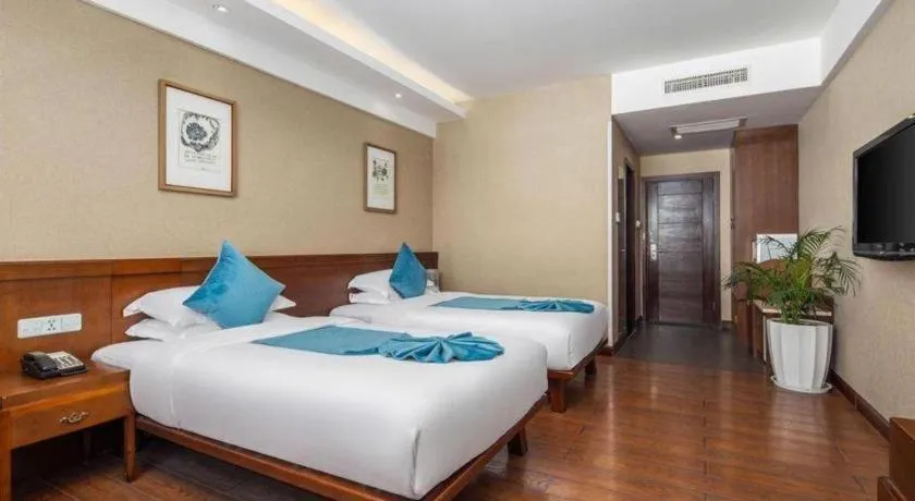 Bed in Lijiang Ziyue Hotel