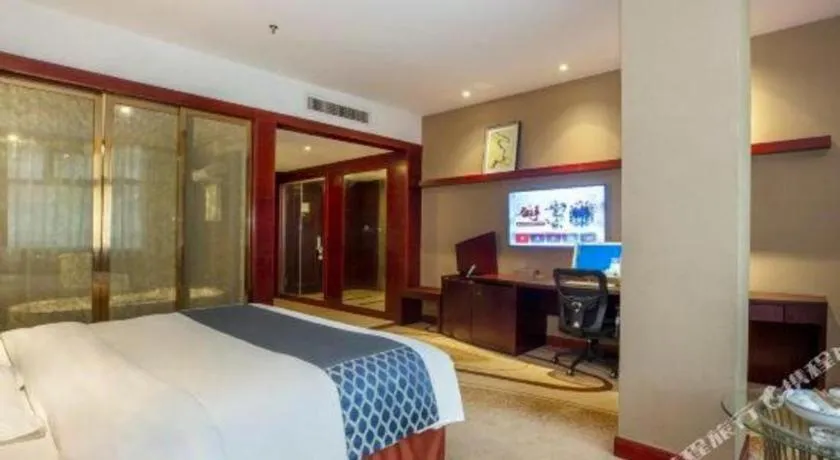 Bed in Quanzhou Jinjiang Hollyston Hotel