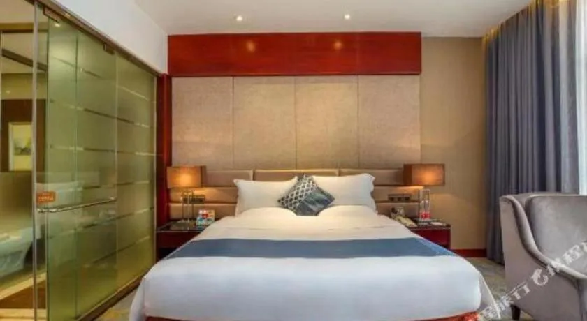 Bed in Quanzhou Jinjiang Hollyston Hotel