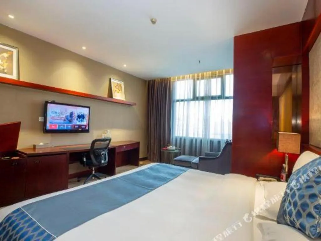 Bed in Quanzhou Jinjiang Hollyston Hotel