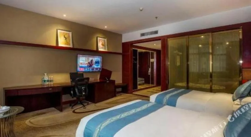 Bed in Quanzhou Jinjiang Hollyston Hotel