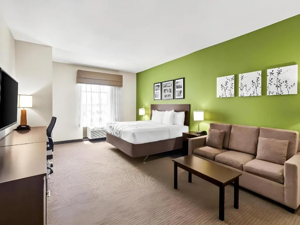 Bed in Sleep Inn & Suites Dripping Springs - Austin Area