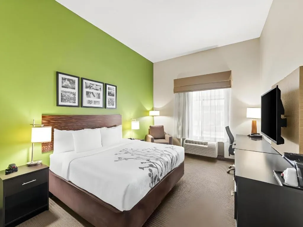 Bed in Sleep Inn & Suites Dripping Springs - Austin Area