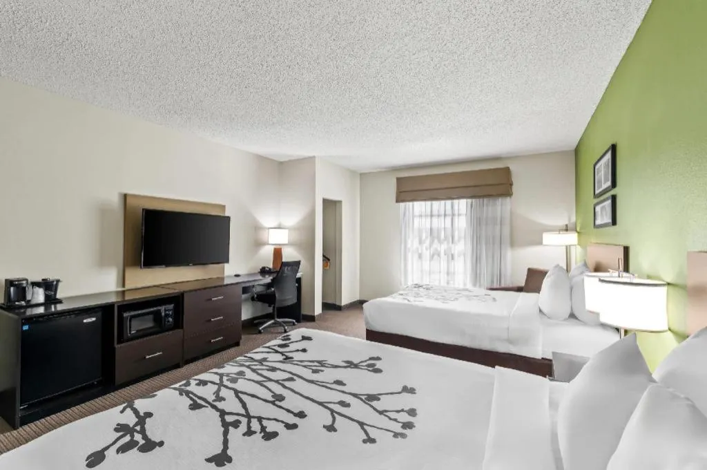 Bed in Sleep Inn & Suites Dripping Springs - Austin Area