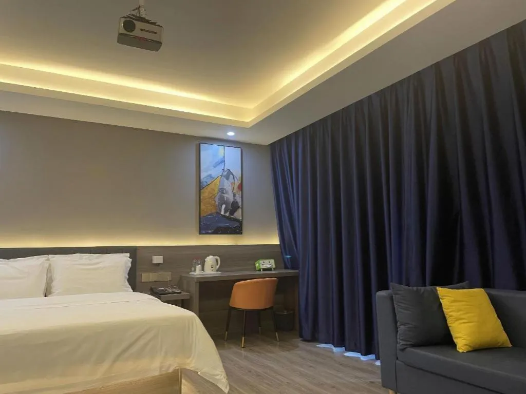 Bed in 7 Days Inn Fucheng Wu Gongci Gaodeng East Street Binjiang Road