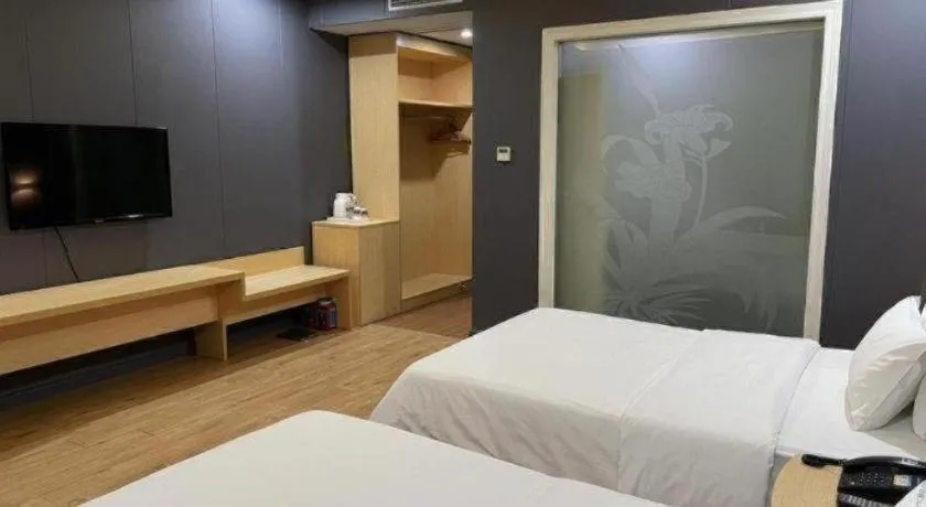 Bed in 7 Days Inn Fucheng Wu Gongci Gaodeng East Street Binjiang Road