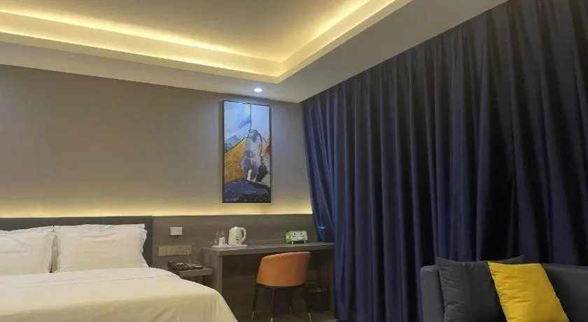 Bed in 7 Days Inn Fucheng Wu Gongci Gaodeng East Street Binjiang Road