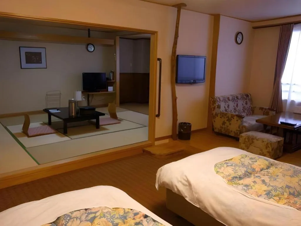 Bed in Kirishima Onsen Ryokojin Sanso