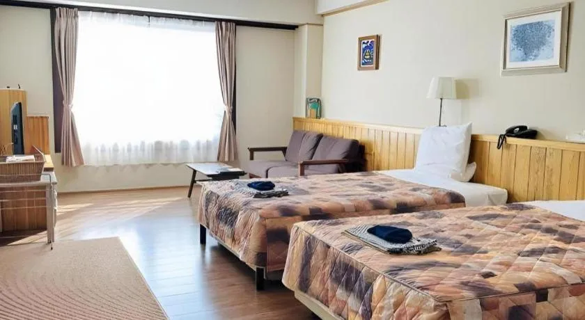 Bed in Kirishima Onsen Ryokojin Sanso