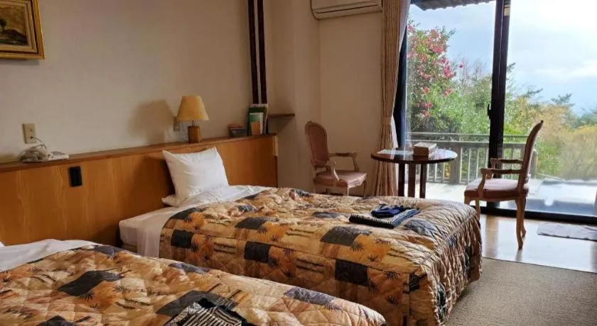 Bed in Kirishima Onsen Ryokojin Sanso