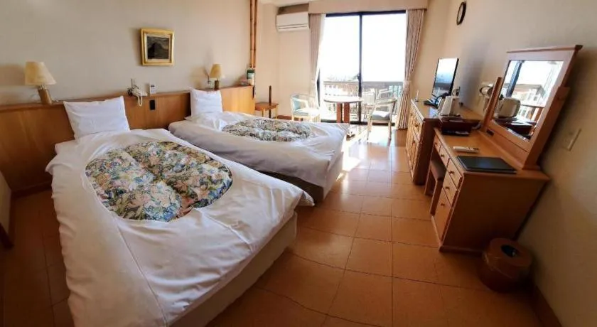 Bed in Kirishima Onsen Ryokojin Sanso