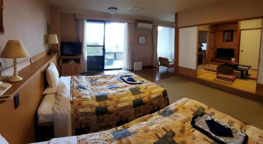 Bed in Kirishima Onsen Ryokojin Sanso