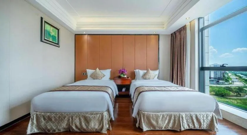 Bed in Auspicious Hotel