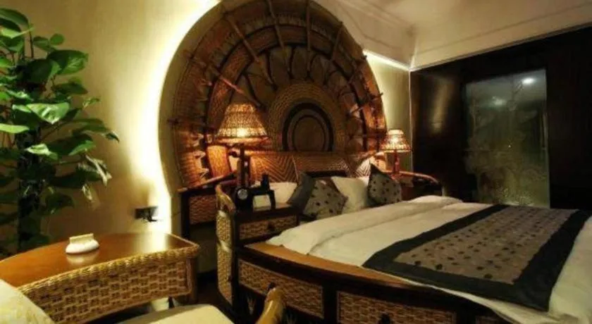 Bed in Fuzhou Chuanjie Hotspring and Golf Club Hotel