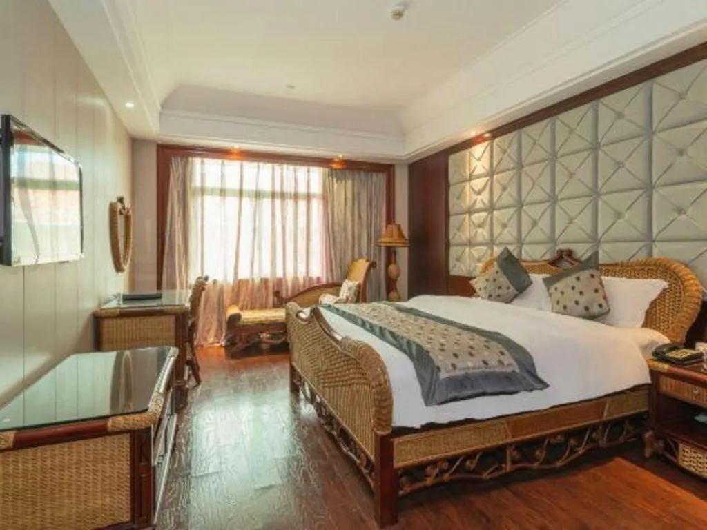 Bed in Fuzhou Chuanjie Hotspring and Golf Club Hotel