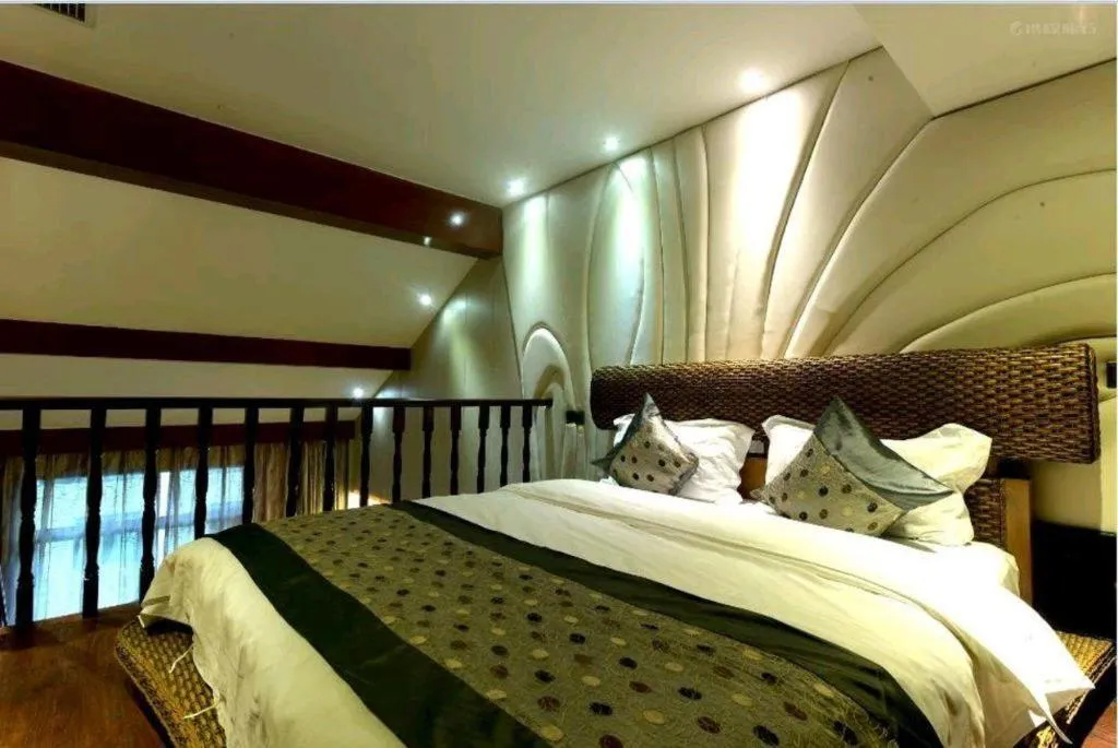 Bed in Fuzhou Chuanjie Hotspring and Golf Club Hotel