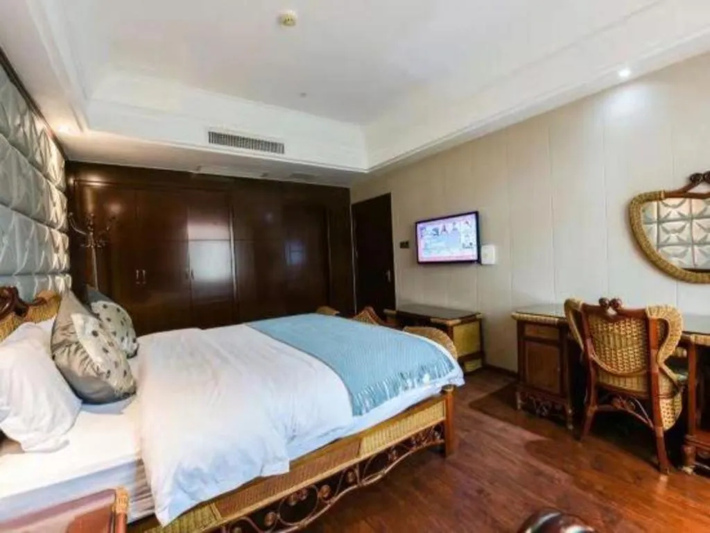 Bed in Fuzhou Chuanjie Hotspring and Golf Club Hotel
