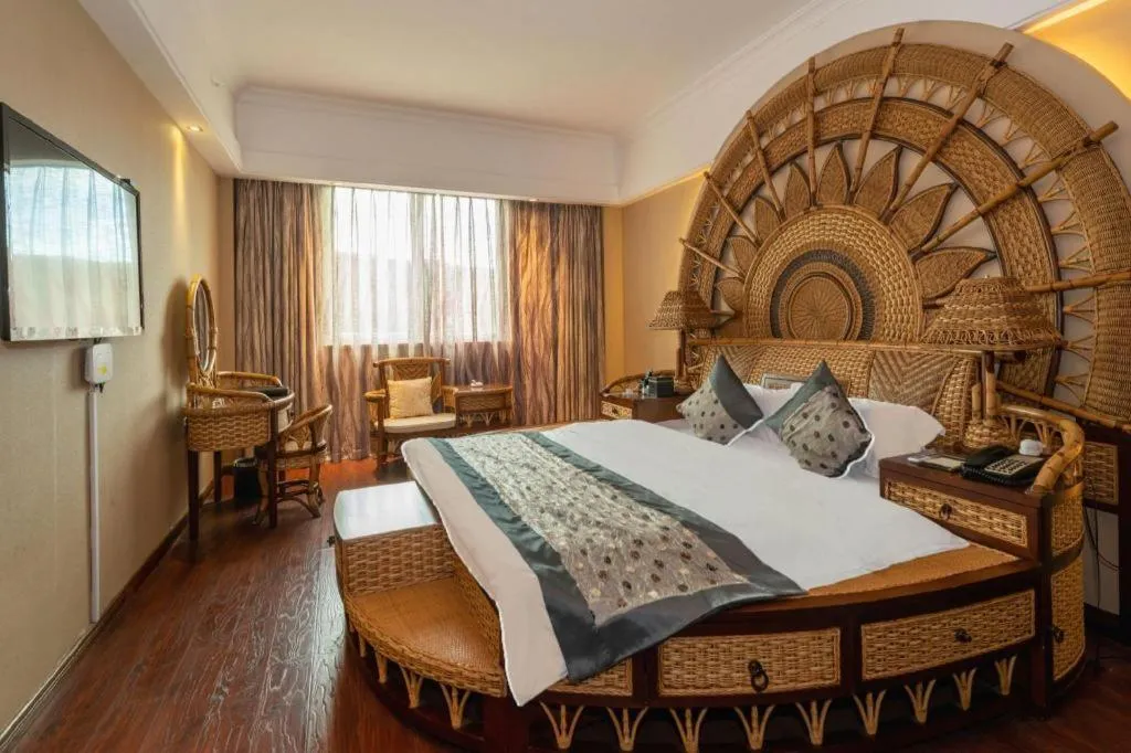 Bed in Fuzhou Chuanjie Hotspring and Golf Club Hotel