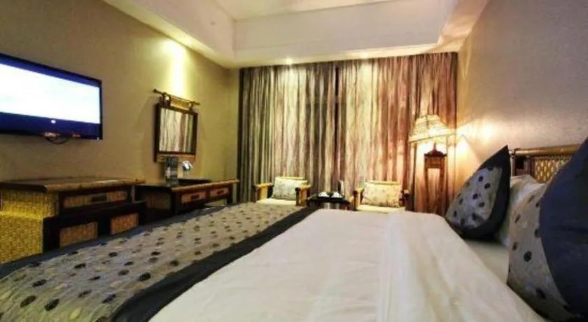 Bed in Fuzhou Chuanjie Hotspring and Golf Club Hotel