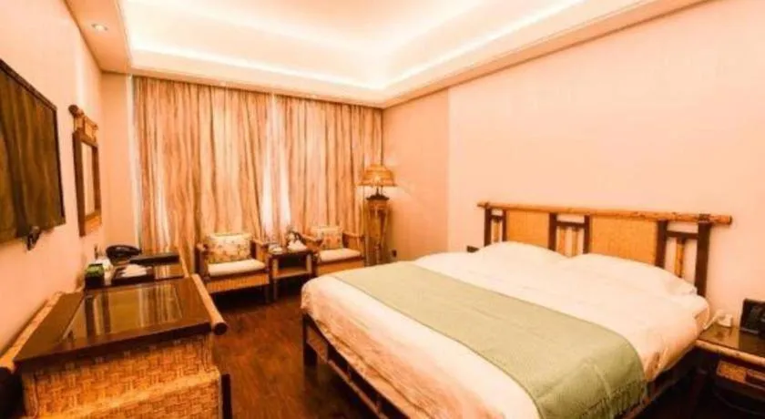 Bed in Fuzhou Chuanjie Hotspring and Golf Club Hotel