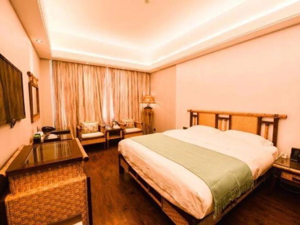 Bed in Fuzhou Chuanjie Hotspring and Golf Club Hotel