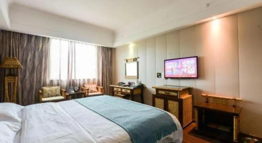 Bed in Fuzhou Chuanjie Hotspring and Golf Club Hotel