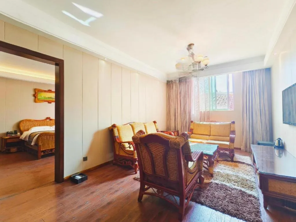 Bed in Fuzhou Chuanjie Hotspring and Golf Club Hotel