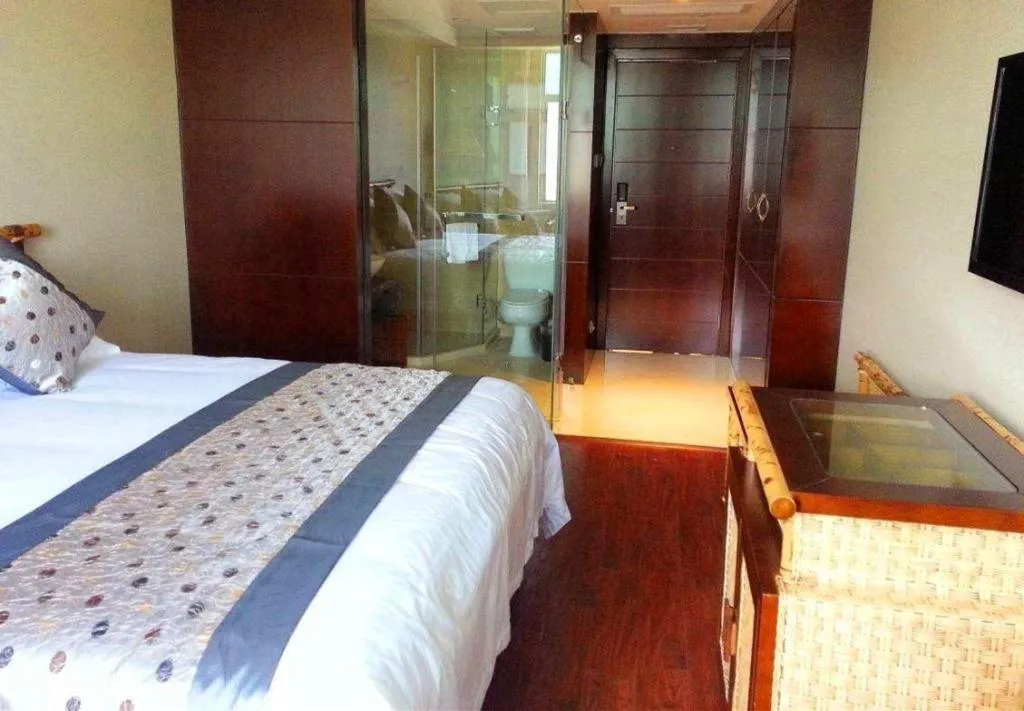 Bed in Fuzhou Chuanjie Hotspring and Golf Club Hotel