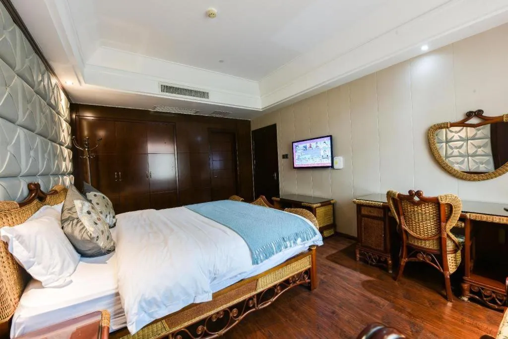 Bed in Fuzhou Chuanjie Hotspring and Golf Club Hotel