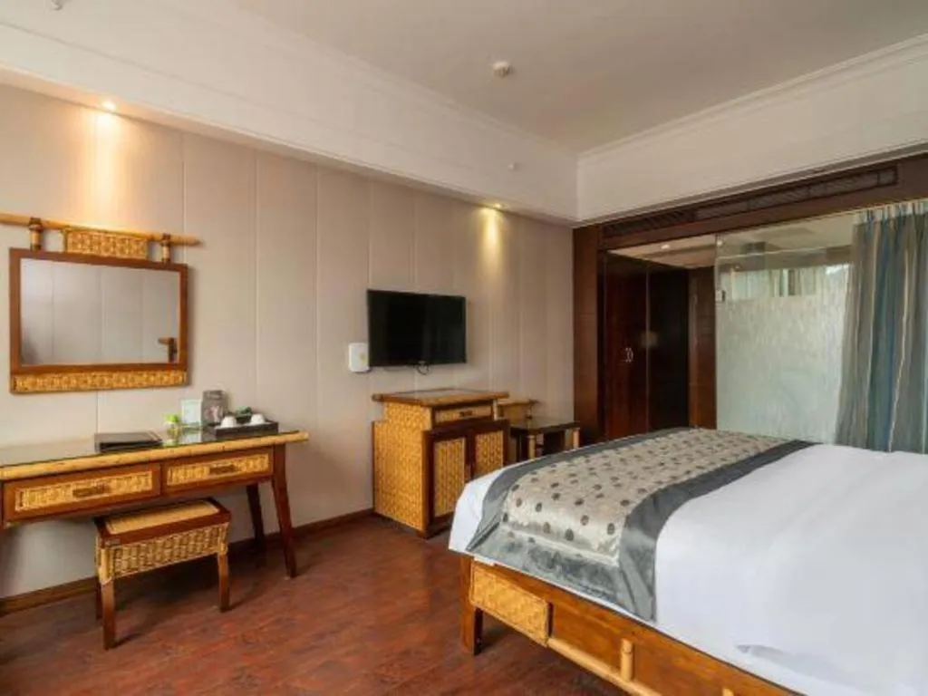 Bed in Fuzhou Chuanjie Hotspring and Golf Club Hotel