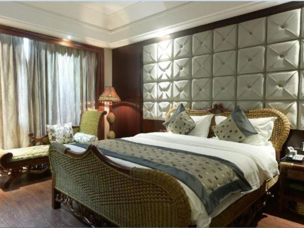 Bed in Fuzhou Chuanjie Hotspring and Golf Club Hotel