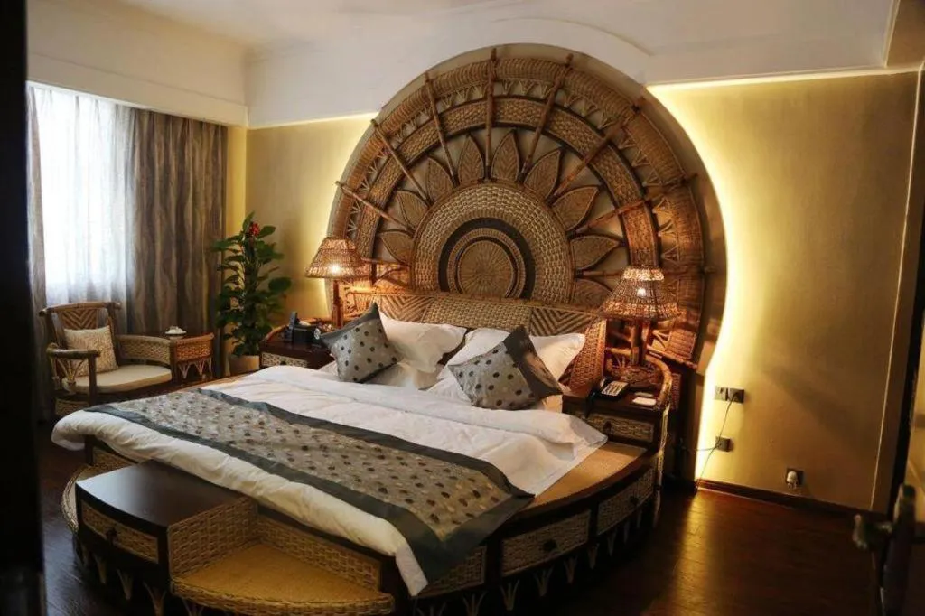 Bed in Fuzhou Chuanjie Hotspring and Golf Club Hotel