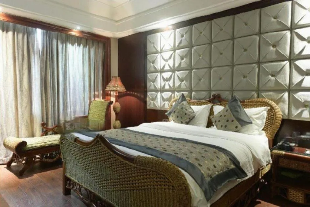 Bed in Fuzhou Chuanjie Hotspring and Golf Club Hotel