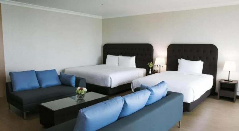 Bed in Jeju Booyoung Hotel