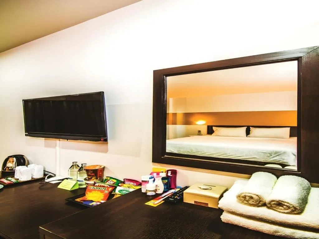 Bed in Mukdaview Hotel