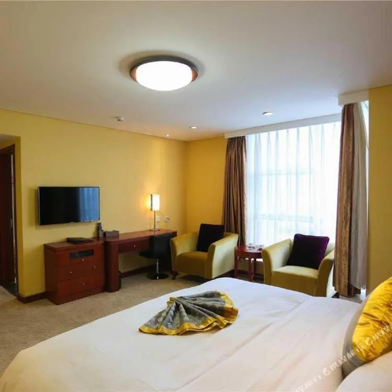 Bed in Qingdao TianRun JinWang Hotel