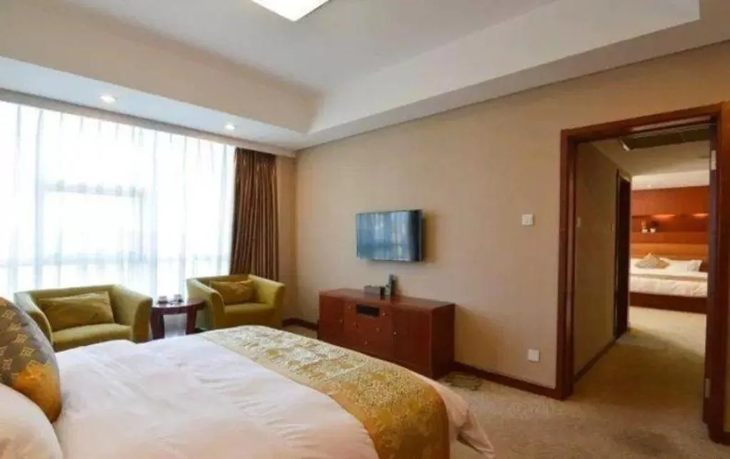 Bed in Qingdao TianRun JinWang Hotel