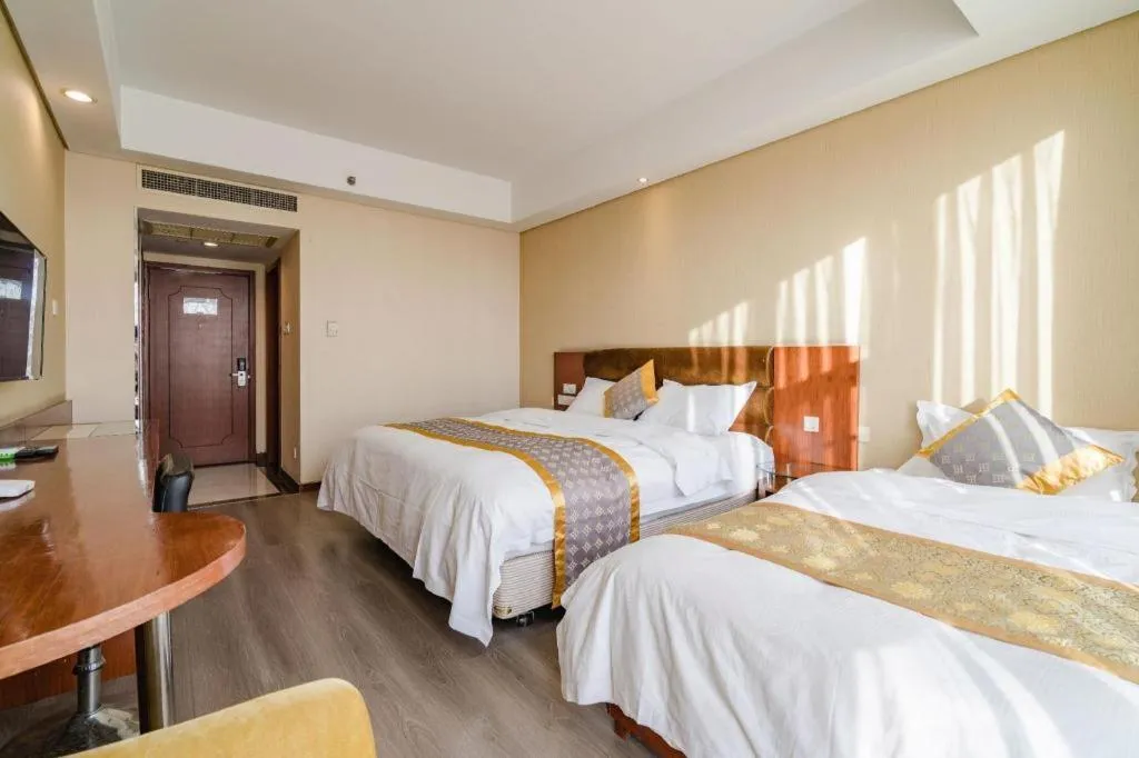 Bed in Qingdao TianRun JinWang Hotel