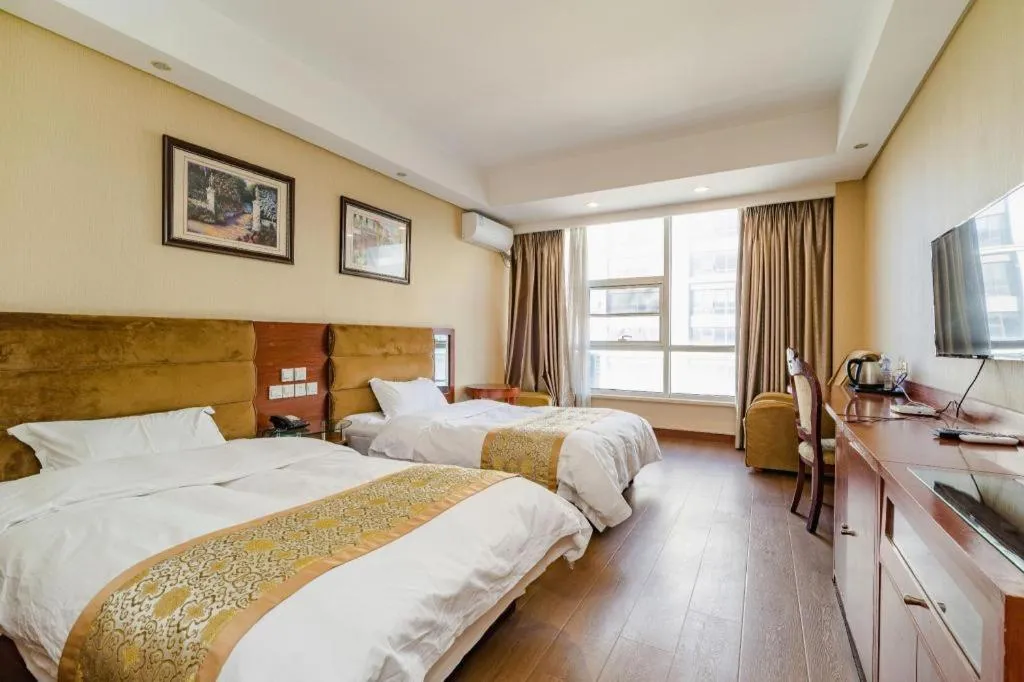 Bed in Qingdao TianRun JinWang Hotel