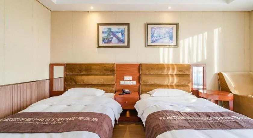 Bed in Qingdao TianRun JinWang Hotel