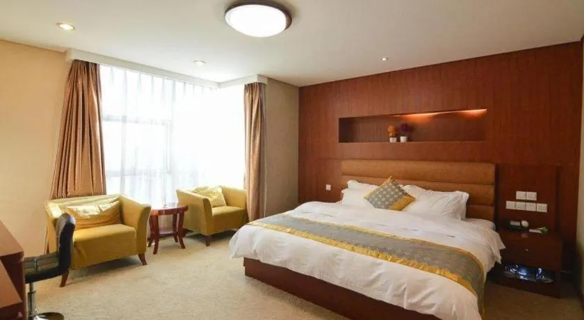 Bed in Qingdao TianRun JinWang Hotel