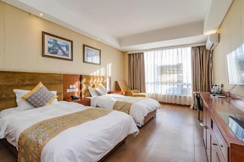 Bed in Qingdao TianRun JinWang Hotel