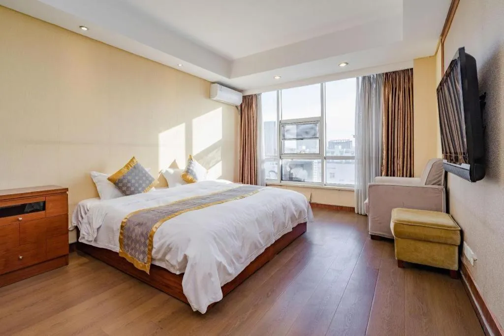 Bed in Qingdao TianRun JinWang Hotel