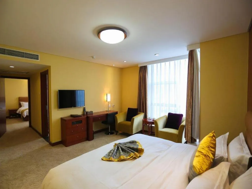 Bed in Qingdao TianRun JinWang Hotel