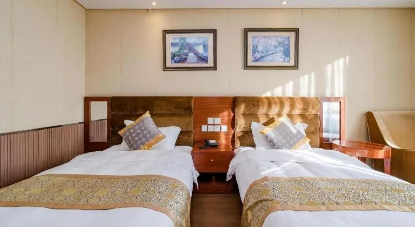 Bed in Qingdao TianRun JinWang Hotel