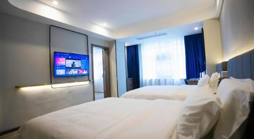 Bed in 7 Days Inn Yingshang Lanxing Building Materials Market