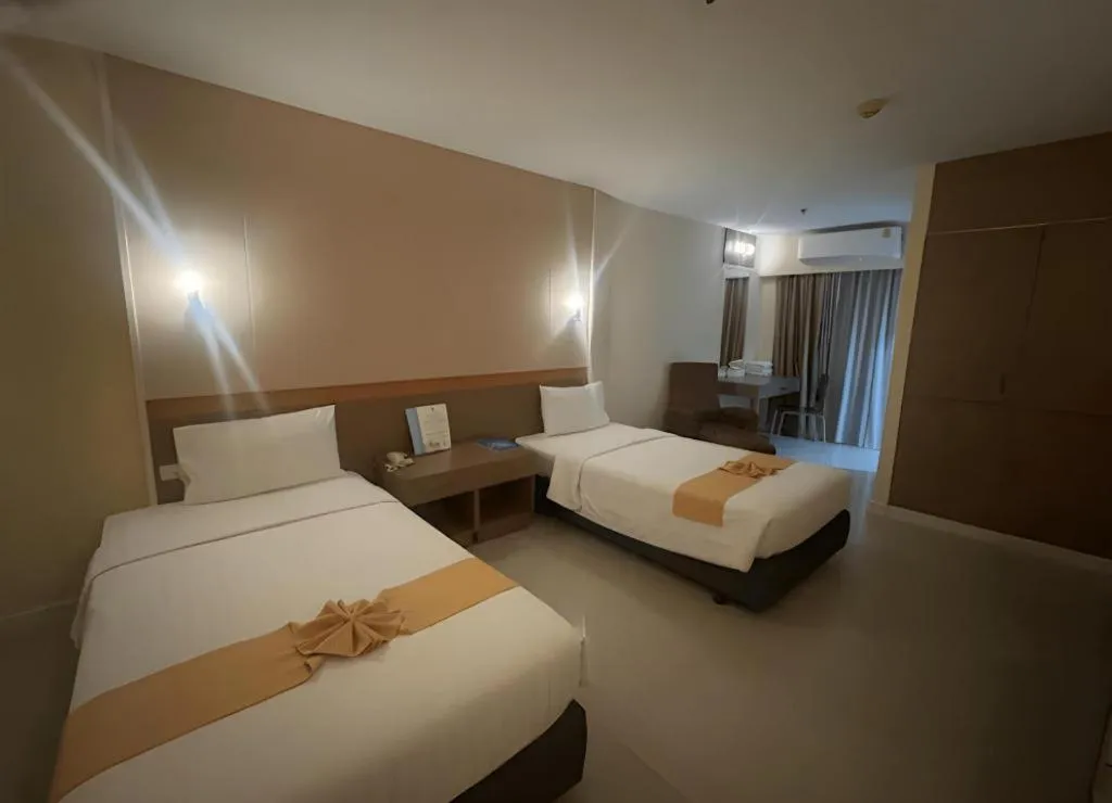 Bed in Clef Hotel Bangkok